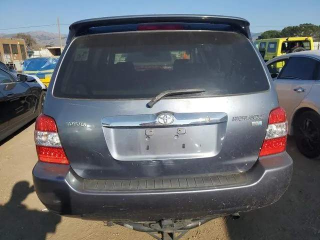 JTEDW21A560007503 2006 2006 Toyota Highlander- Hybrid 6