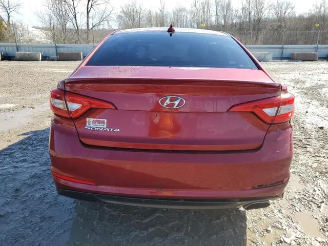 5NPE24AF4FH250167 2015 2015 Hyundai Sonata- SE 6