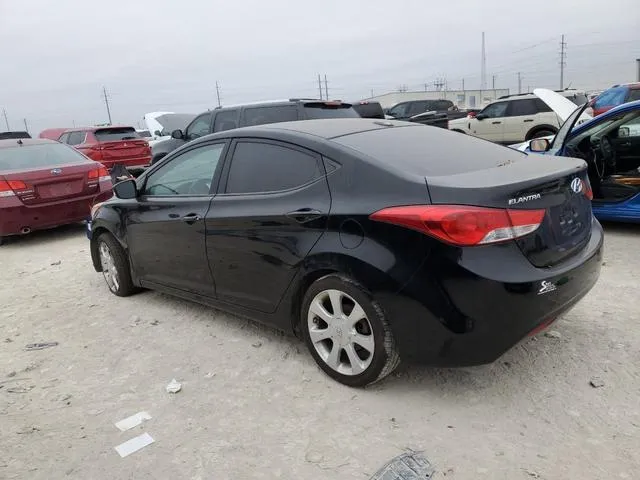 KMHDH4AE9DU674444 2013 2013 Hyundai Elantra- Gls 2