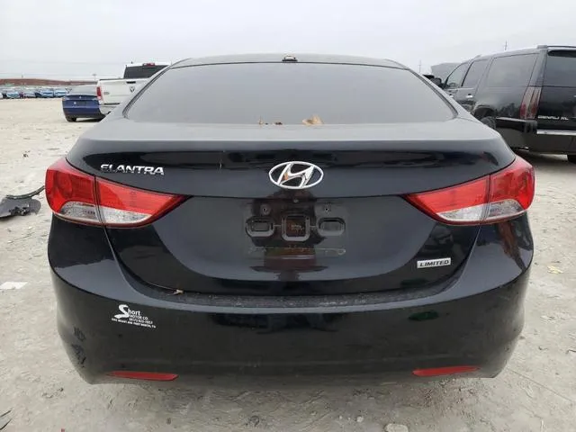 KMHDH4AE9DU674444 2013 2013 Hyundai Elantra- Gls 6