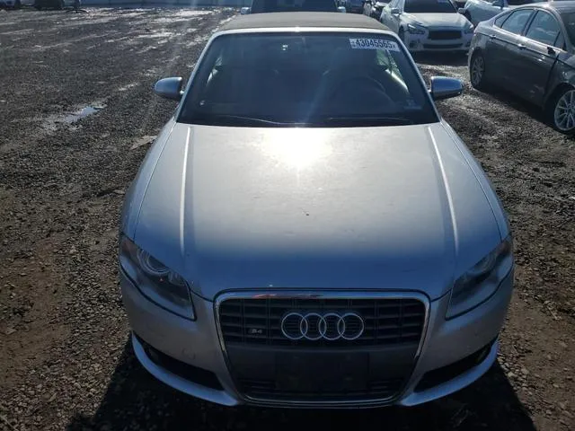 WUARL48H17K900911 2007 2007 Audi S4- Quattro Cabriolet 5