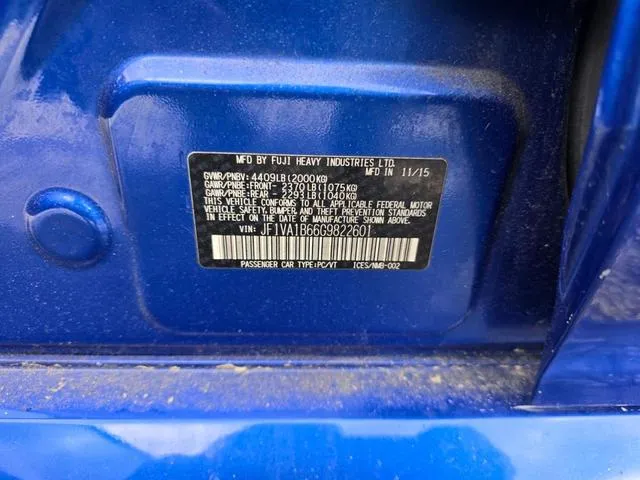 JF1VA1B66G9822601 2016 2016 Subaru WRX 10