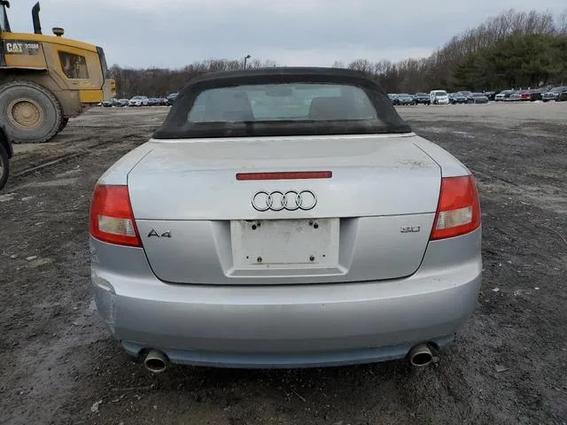 WAUAT48H93K014420 2003 2003 Audi A4- 3-0 Cabriolet 6