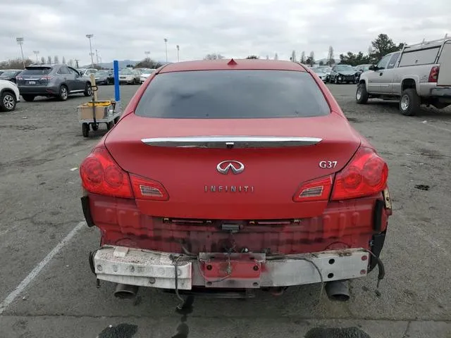 JN1CV6AP1AM407433 2010 2010 Infiniti G37- Base 6