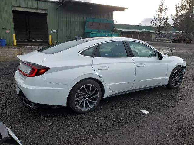 5NPEH4J23MH076925 2021 2021 Hyundai Sonata- Limited 3