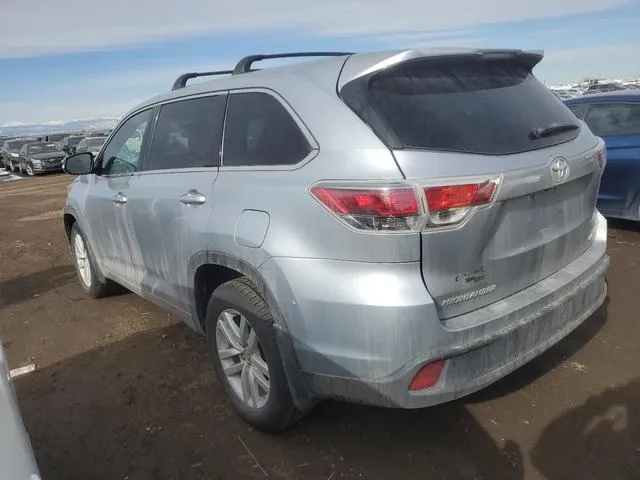 5TDBKRFH6FS083265 2015 2015 Toyota Highlander- LE 2