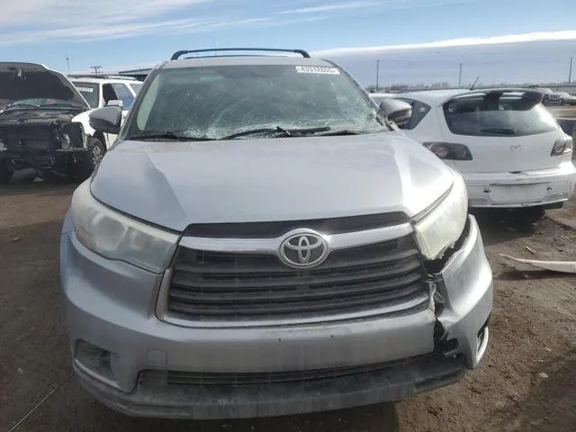 5TDBKRFH6FS083265 2015 2015 Toyota Highlander- LE 5