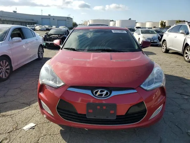 KMHTC6AD4DU116580 2013 2013 Hyundai Veloster 5