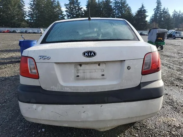 KNADE123986390490 2008 2008 KIA Rio- Base 6