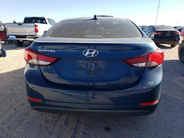 KMHDH4AE8GU491198 2016 2016 Hyundai Elantra- SE 6