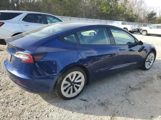 5YJ3E1EA5NF368673 2022 2022 Tesla MODEL 3 3