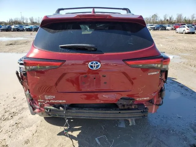 5TDXBRCH6NS559796 2022 2022 Toyota Highlander- Hybrid Limited 6