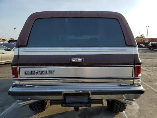 1G8EK18L6GF175066 1986 1986 Chevrolet Blazer- K10 6