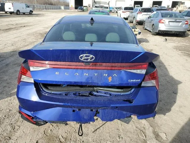 KMHLP4AG4NU300700 2022 2022 Hyundai Elantra- Limited 6