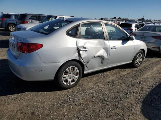 KMHDU4AD6AU013517 2010 2010 Hyundai Elantra- Blue 3