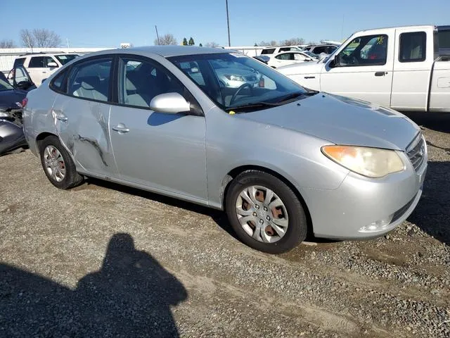 KMHDU4AD6AU013517 2010 2010 Hyundai Elantra- Blue 4