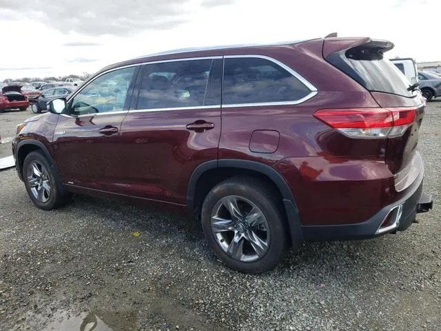 5TDDGRFH8KS056881 2019 2019 Toyota Highlander- Hybrid Limited 2