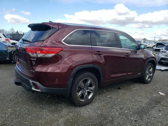 5TDDGRFH8KS056881 2019 2019 Toyota Highlander- Hybrid Limited 3