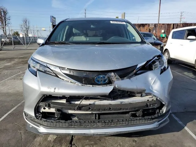 5TDKSKFC6NS054892 2022 2022 Toyota Sienna- LE 5