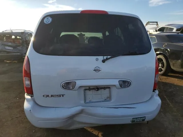 4N2ZN15T01D825951 2001 2001 Nissan Quest- Gxe 6