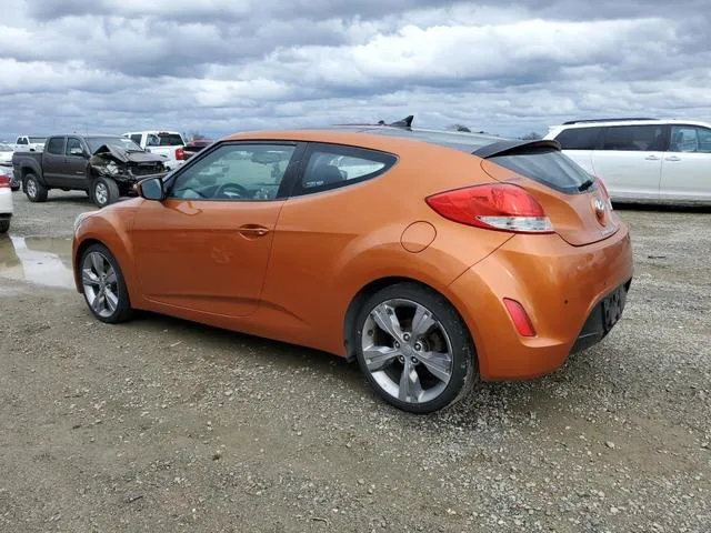 KMHTC6AD3CU028988 2012 2012 Hyundai Veloster 2