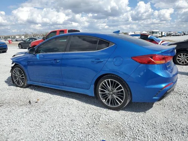 KMHD04LB9JU637187 2018 2018 Hyundai Elantra- Sport 2