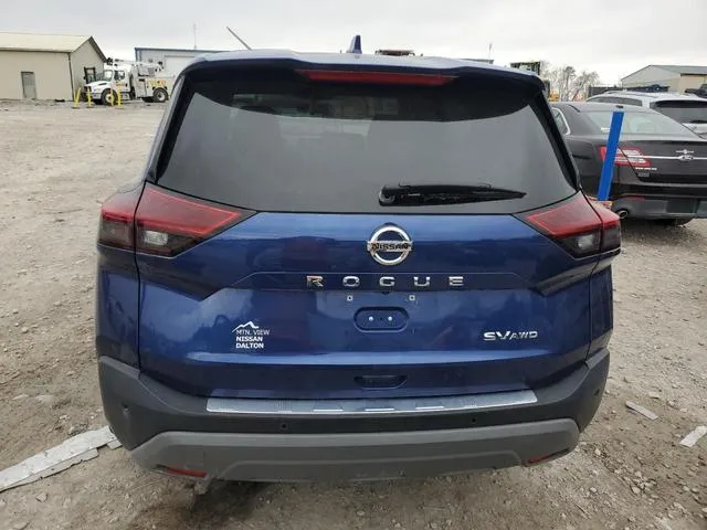 5N1AT3BBXMC698791 2021 2021 Nissan Rogue- SV 6