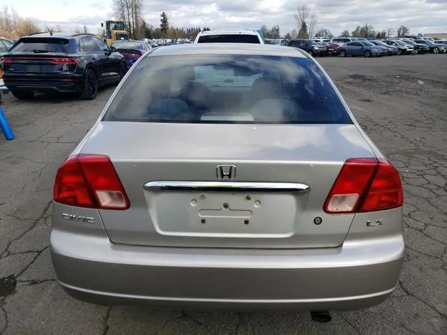 1HGES16511L006982 2001 2001 Honda Civic- LX 6