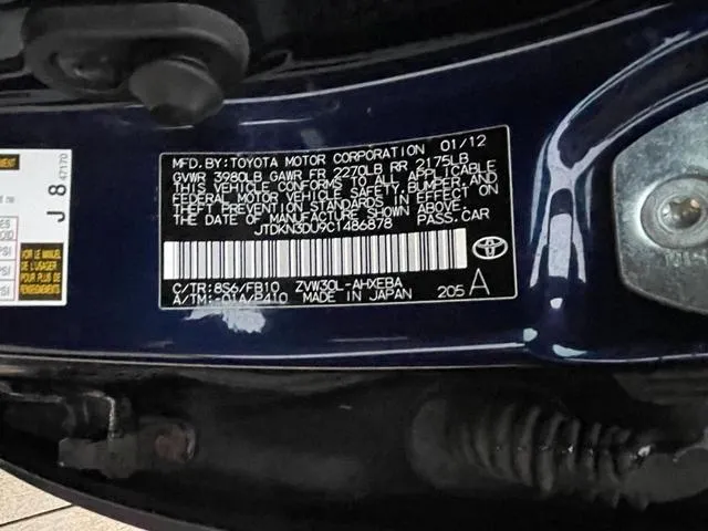 JTDKN3DU9C1486878 2012 2012 Toyota Prius 10