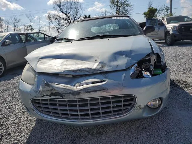 1C3EL65R62N187018 2002 2002 Chrysler Sebring- Limited 5