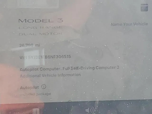 5YJ3E1EB6NF306515 2022 2022 Tesla MODEL 3 9