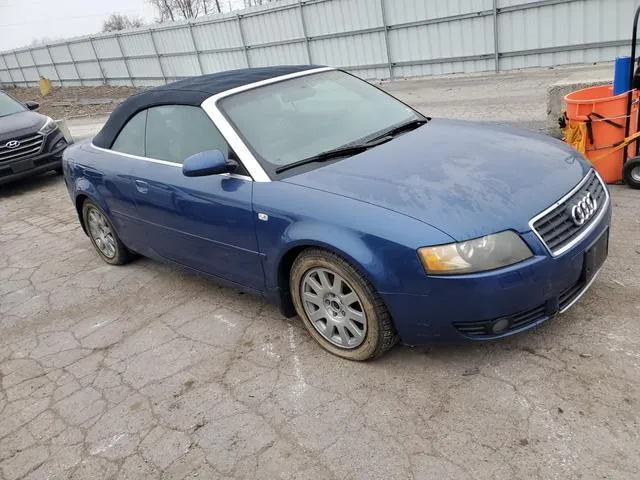 WAUAC48H73K031443 2003 2003 Audi A4- 1-8 Cabriolet 4