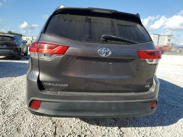 5TDZZRFH6KS342826 2019 2019 Toyota Highlander- LE 6