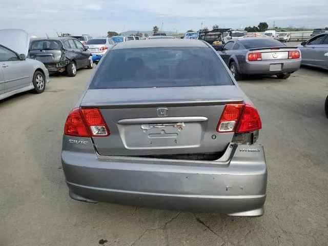 JHMES96675S008106 2005 2005 Honda Civic- Hybrid 6