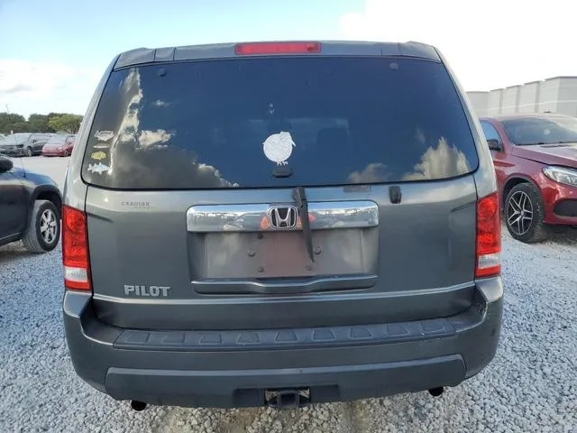 5FNYF3H21BB020710 2011 2011 Honda Pilot- LX 6