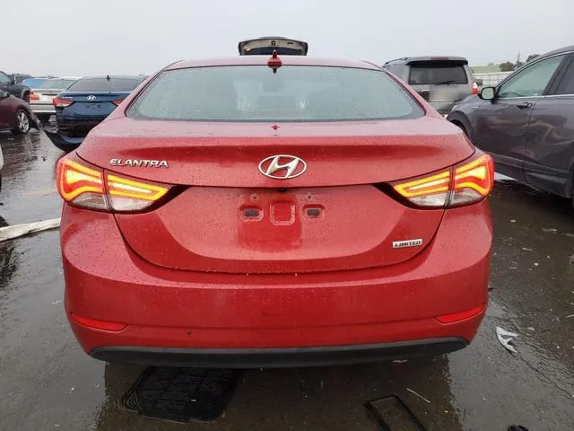 KMHDH4AE4EU160762 2014 2014 Hyundai Elantra- SE 6