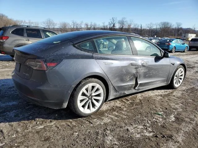 5YJ3E1EB7NF345727 2022 2022 Tesla MODEL 3 3