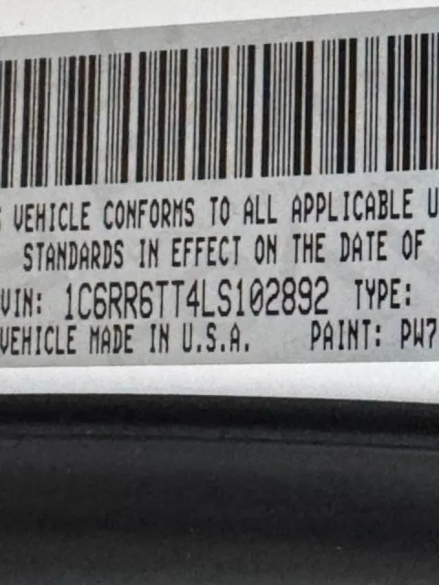 1C6RR6TT4LS102892 2020 2020 RAM 1500- Slt 10