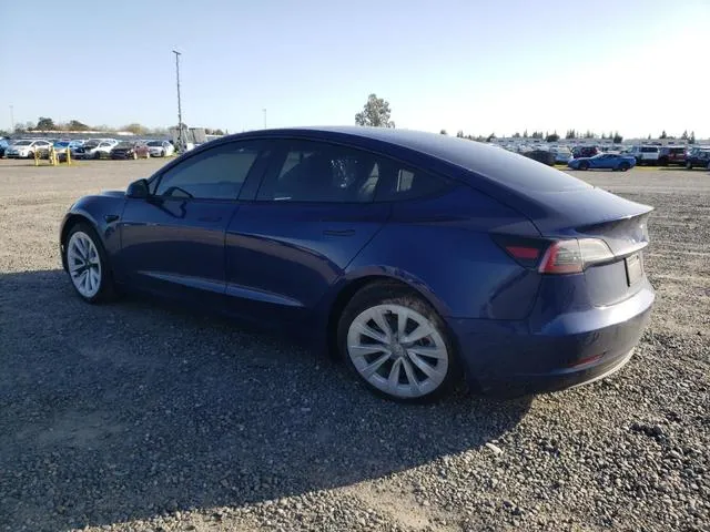 5YJ3E1EA7NF249409 2022 2022 Tesla MODEL 3 2