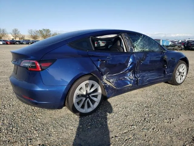 5YJ3E1EA7NF249409 2022 2022 Tesla MODEL 3 3