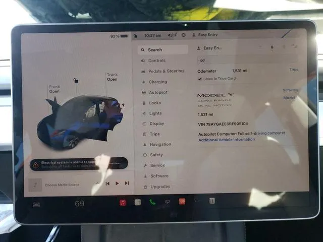 7SAYGAEE6RF995104 2024 2024 Tesla MODEL Y 9