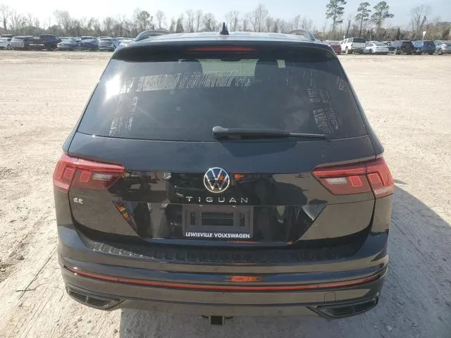 3VVCB7AX1PM037076 2023 2023 Volkswagen Tiguan- Se R-Line Black 6