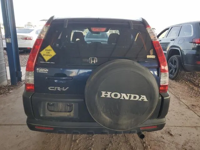 JHLRD78516C009417 2006 2006 Honda CR-V- LX 6