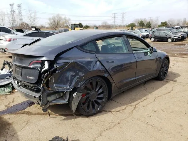 5YJ3E1EC6NF264842 2022 2022 Tesla MODEL 3 3