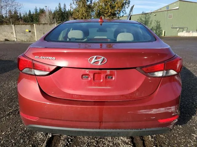 5NPDH4AE6EH546131 2014 2014 Hyundai Elantra- SE 6