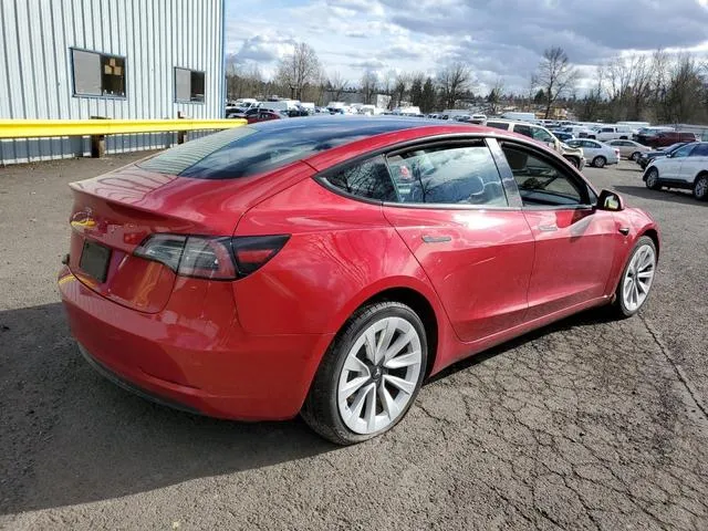 5YJ3E1EA7NF371302 2022 2022 Tesla MODEL 3 3