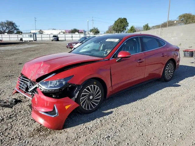 KMHL54JJ9LA015605 2020 2020 Hyundai Sonata- Hybrid 1