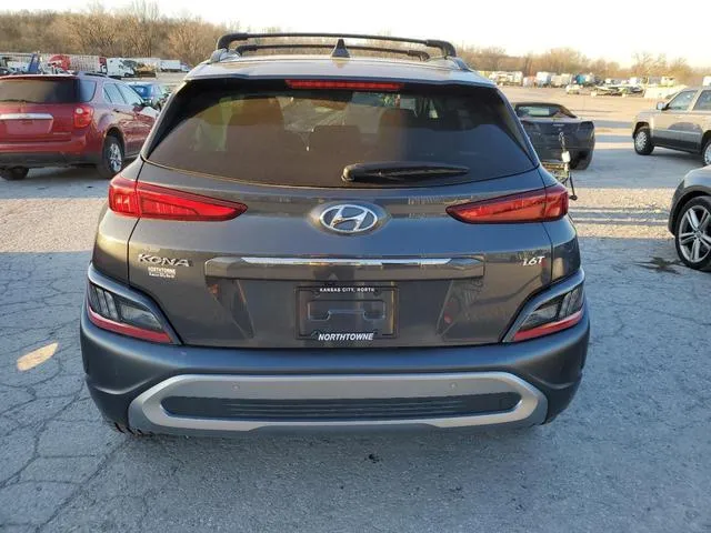 KM8K53A39NU816558 2022 2022 Hyundai Kona- Limited 6