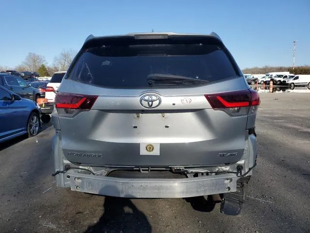 5TDJZRFH3KS629960 2019 2019 Toyota Highlander- SE 6