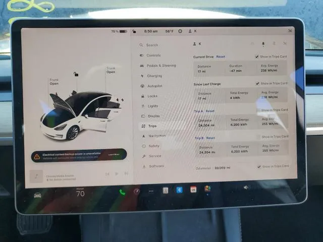 5YJ3E1EA7NF190488 2022 2022 Tesla MODEL 3 9